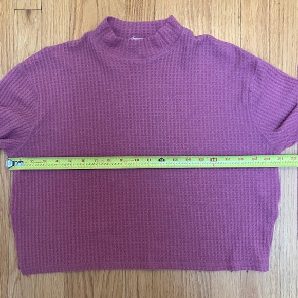 Project Social T dusty rose crop mock turtleneck size M - Picture 6 of 7